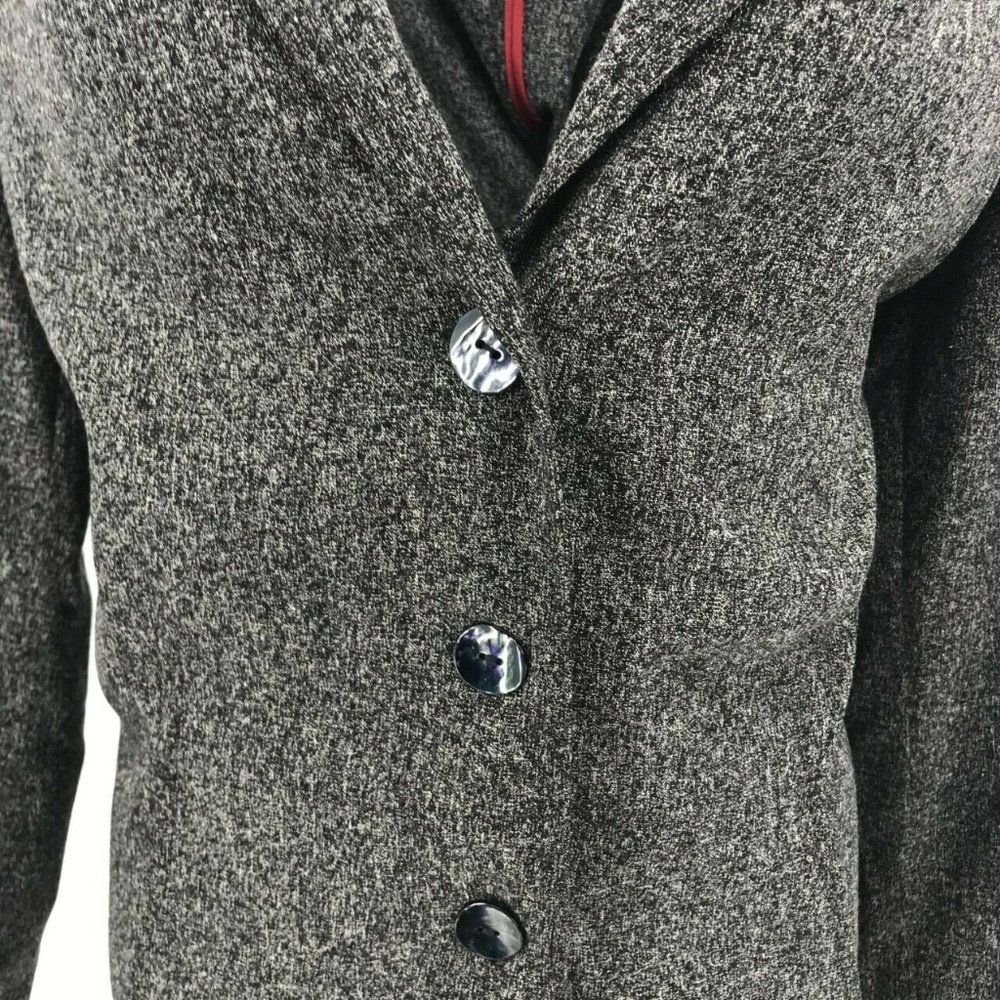 Chicos Conventional Full Triple Button Blazer Sz 8 - image 2